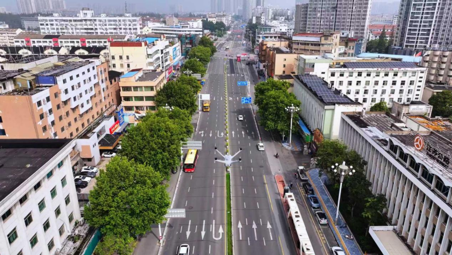 State Grid Huai'an Power Supply Company: Drones Enhance Urban Environmental Governance_fororder_圖片2