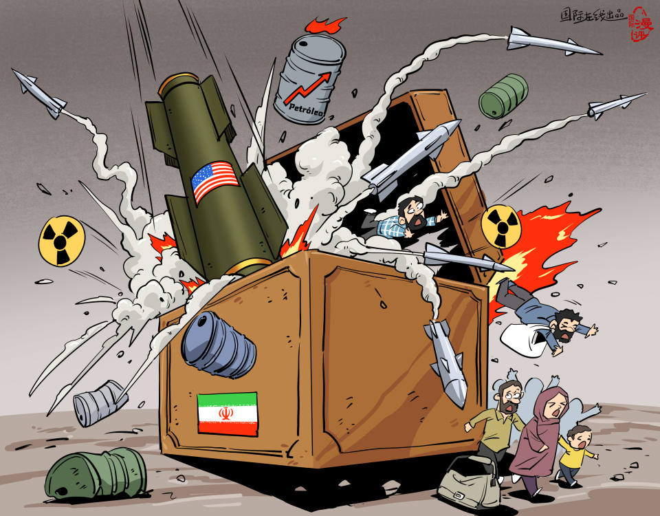 【Caricatura editorial】Caja de Pandora_fororder_西語