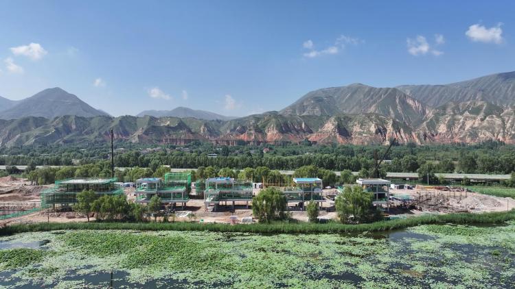 【項目建設進行時】品質度假新地標！永靖縣太極島文旅度假小鎮項目加速推進