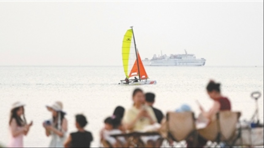 海口金沙灣：錯峰遊 正當時