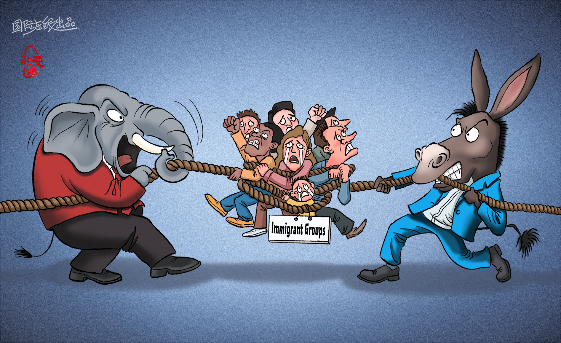 【Editorial Cartoon】Tug of War_fororder_拉鋸戰（ying）