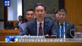 安理會未能通過延長伊朗制裁豁免決議草案 中方深表遺憾