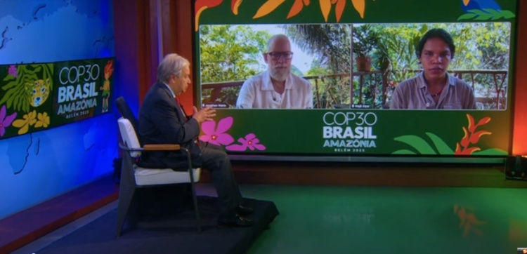 全球媒體聚焦 | 古特雷斯:“不想看到亞馬孫雨林變成一片大草原”