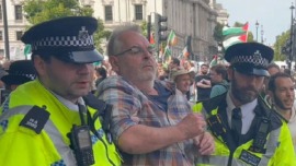 視頻丨英國倫敦警方逮捕超400名支持巴勒斯坦抗議者