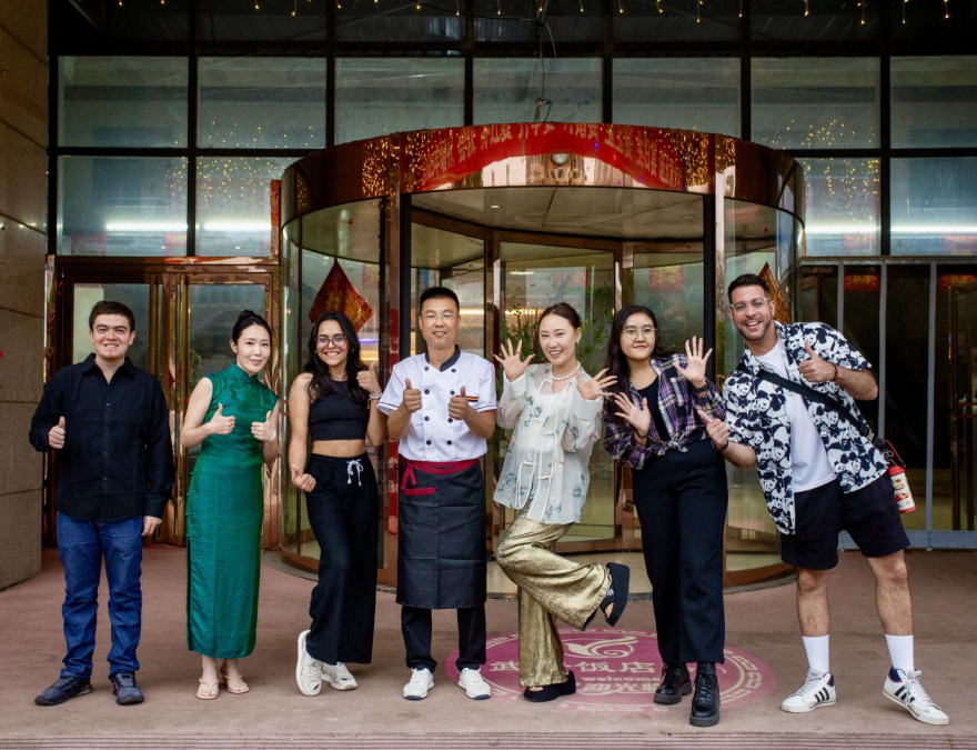 Transforming into Chefs to Showcase Talent — Fragrant Flavors and Canal Delights: International Youth Visit Wuqing_fororder_圖片9