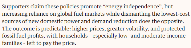 全球媒體聚焦| 英媒：美政府現行能源政策打擊低收入家庭_fororder_2