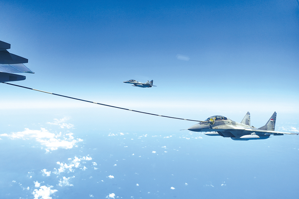 中埃兩國空軍首次聯合訓練回眸——藍天礪劍為和平_fororder_2