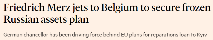 閃評丨德總理將與比利時首相會面 “求解”俄羅斯被凍資産