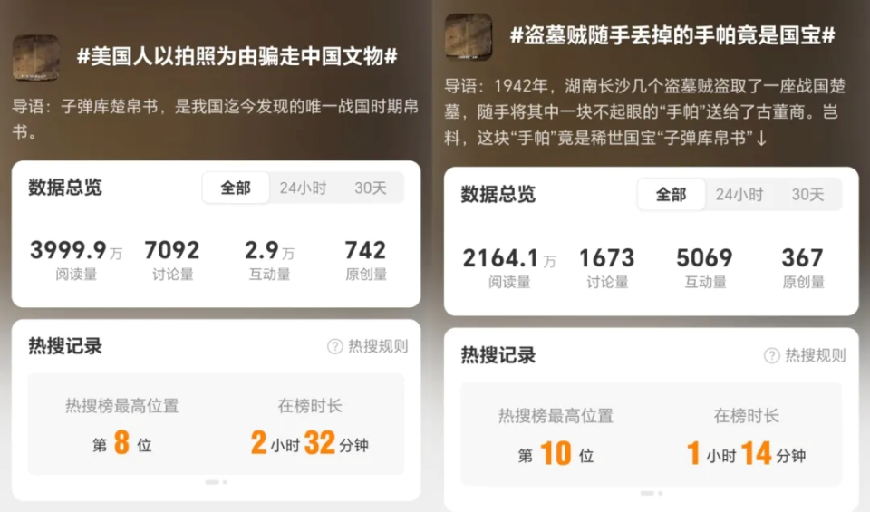 這檔總臺節目播出後，兩卷國寶帛書從美國回家了！