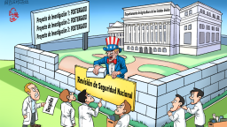 【Caricatura editorial】 ‌Barreras artificiales en la investigación científica