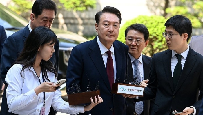 視頻丨尹錫悅涉嫌發動內亂案舉行第三次庭審