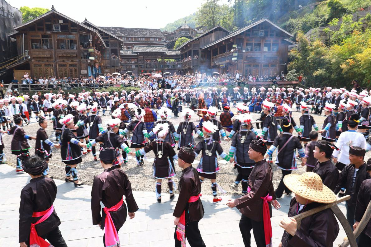 Zhaoxing Dong Village in Guizhou Hosts Guyu Festival Celebrations_fororder_圖片14