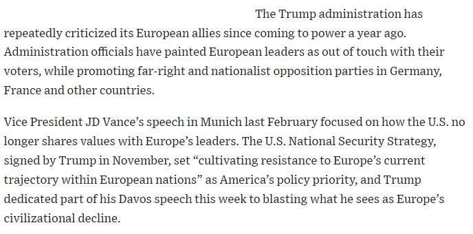 全球媒體聚焦 | 美媒:格陵蘭危機凸顯美歐關係“難回從前”