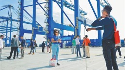 “全球南方”媒體記者走進海南洋浦 感受自貿港樞紐磅薄活力