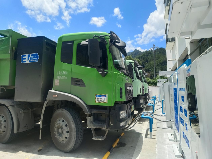 Ultra-fast Charging Corridor for Mountain Heavy Trucks Launched in Yichang_fororder_圖片1
