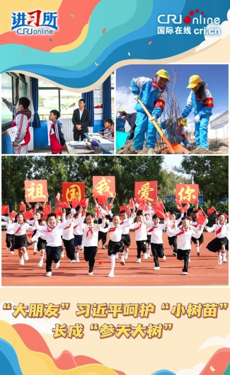 “大朋友”習近平呵護“小樹苗”長成“參天大樹”_fororder_封面圖
