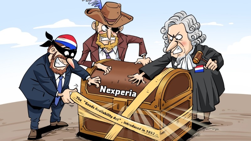 【Editorial Cartoon】 Robbery in the Name of “Law”