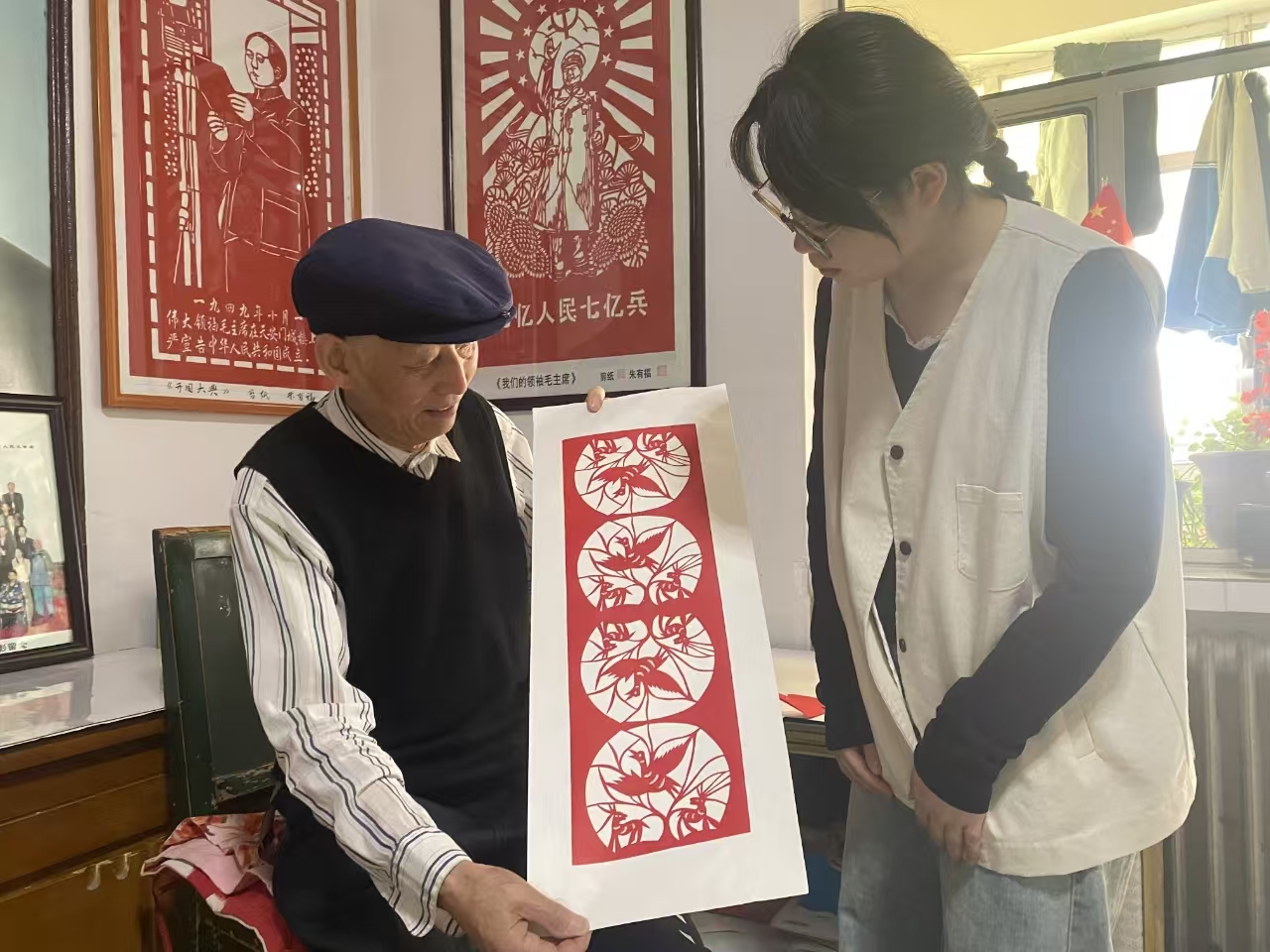 天水甘谷：剪紙藝人朱有福的“蝶變”與鄉土新願_fororder_微信圖片_20250522084949