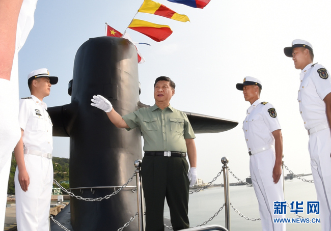 Xi subrayó que hay que construir una armada marítima poderosa