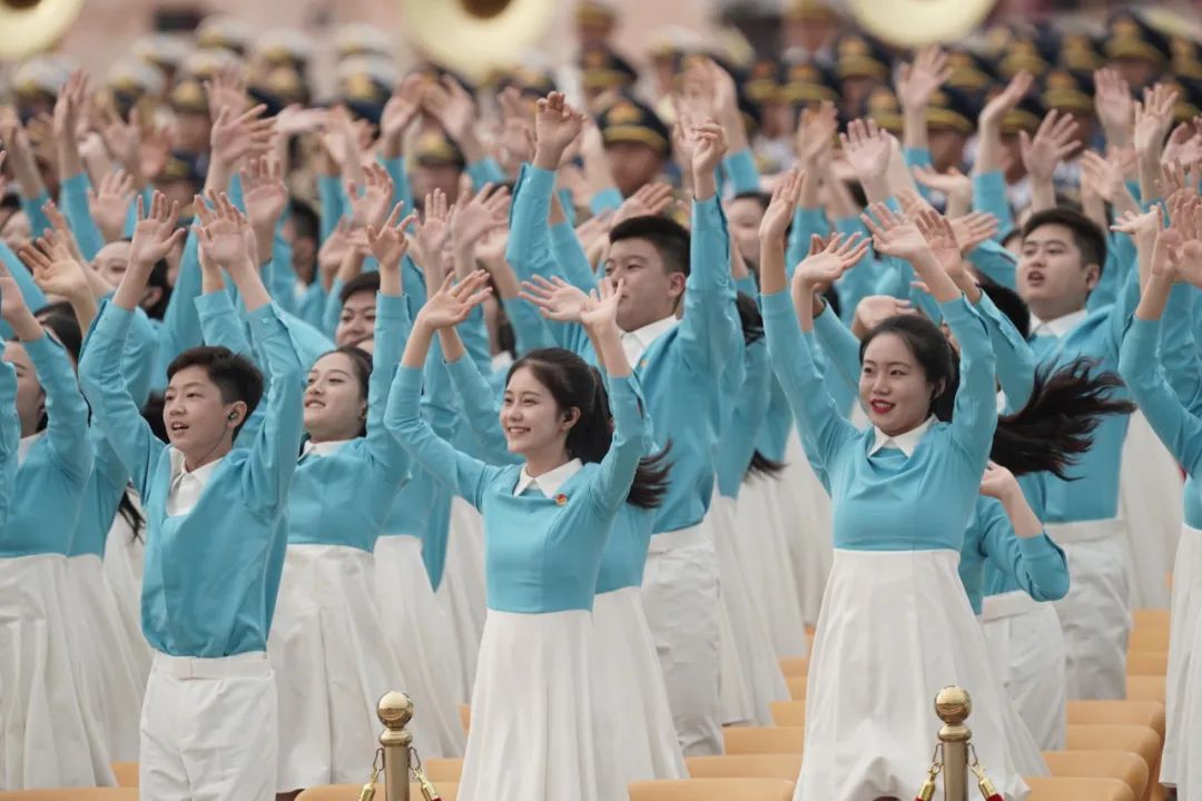 慶祝大會開始!現場高清大圖來了! 慶祝大會開始!現場高清大圖來了!