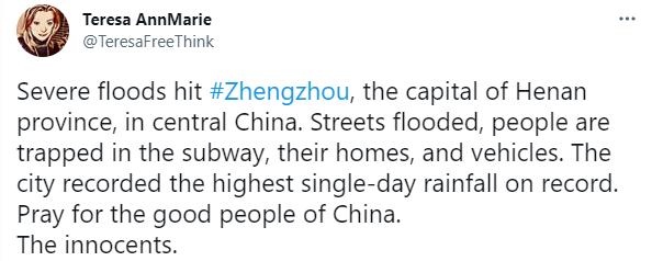 外媒關注河南暴雨:為了阻止和轉移洪水,中國軍人正衝向大壩和河堤 外媒關注河南暴雨:為了阻止和轉移洪水,中國軍人正衝向大壩和河堤