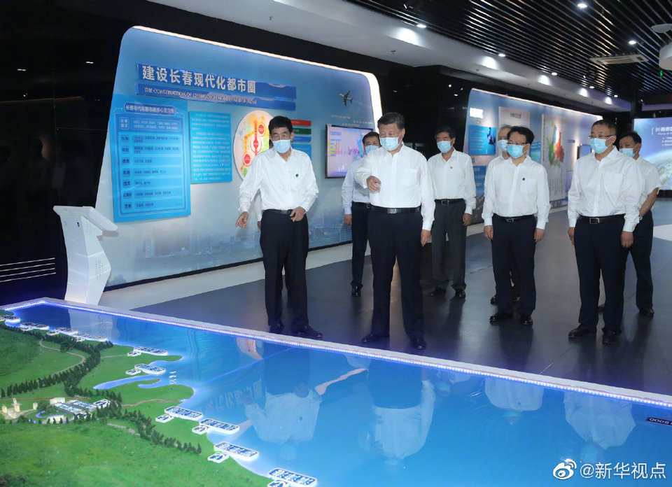 習近平在長春考察調研 習近平在長春考察調研