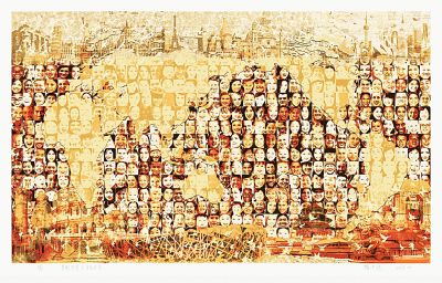 113國美術家共繪文明交流多彩畫卷 113國美術家共繪文明交流多彩畫卷