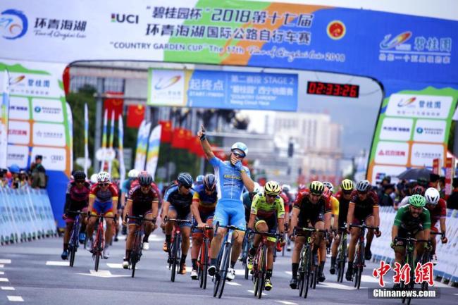 Le Français Brenton Jones remporte la 2e étape du Tour cycliste du lac Qinghai