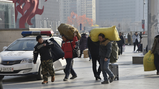 De plus en plus de passagers dans les gares de Beijing