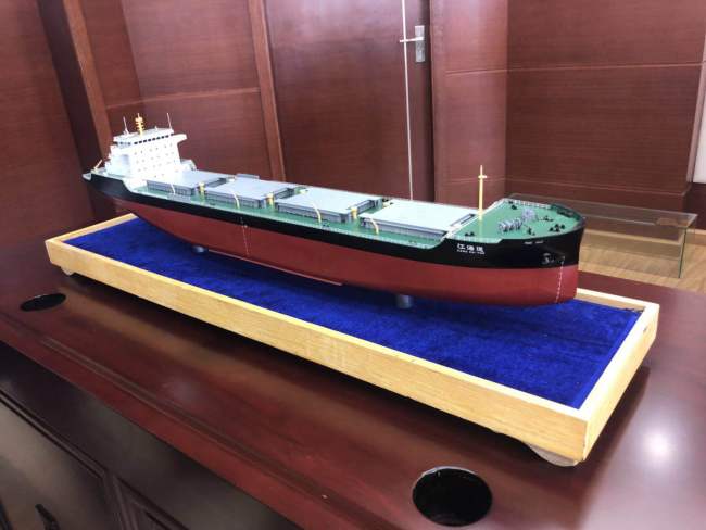 Уникальное грузовое судно открывает новые возможности комбинированной транспортировки «река-море»