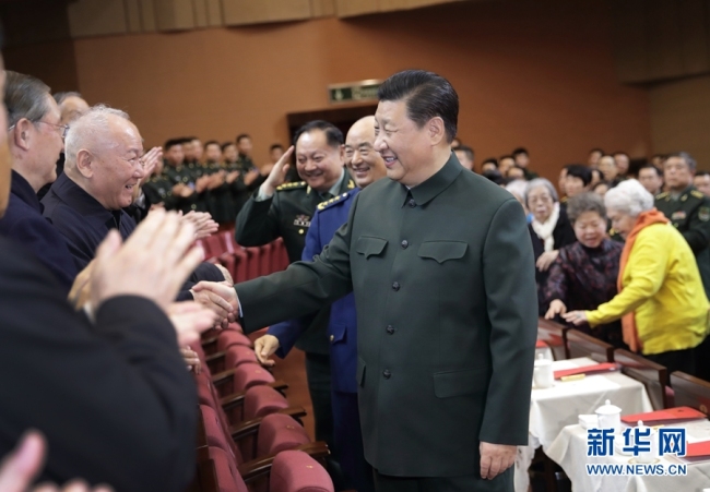 Xi Jinping felicita por Año Nuevo Chino a viejos camaradas de todo el ejército