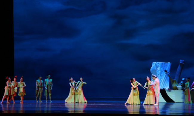 Китайскую танцевальную драму «Легенда о дуновении ветра» представили на сцене Кремлевского дворца