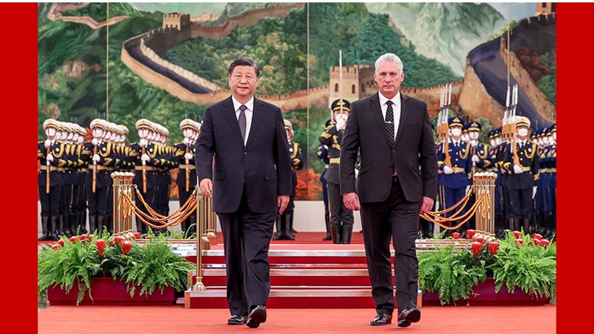Xi Jinping spotkał się w Pekinie z prezydentem Kuby