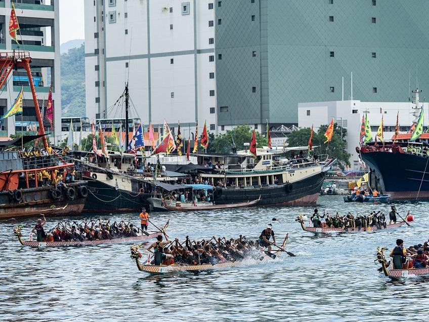 Perlumbaan Perahu Naga di Hong Kong Sempena Pesta Duanwu