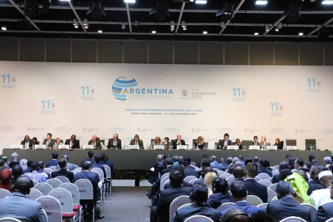 Se celebra en Argentina XI Conferencia Ministerial de la OMC