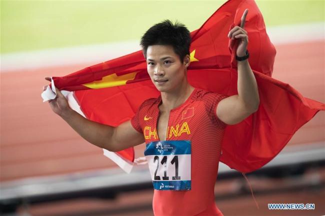 Su Bingtian remporte l'or au 100 m masculin aux Jeux asiatiques de Jakarta