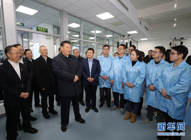 Си Цзиньпин совершил инспекционную поездку в Тяньцзинь