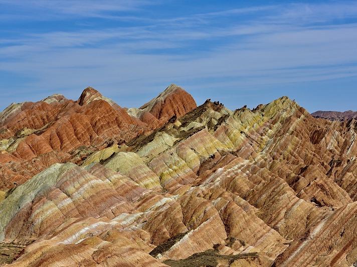 Bentuk Muka Bumi Danxia Nan Indah di Zhangye
