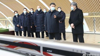 رهبر چین: قطار سریع السیر یک نمونه برجسته از دست آوردهای نوآوری چین است