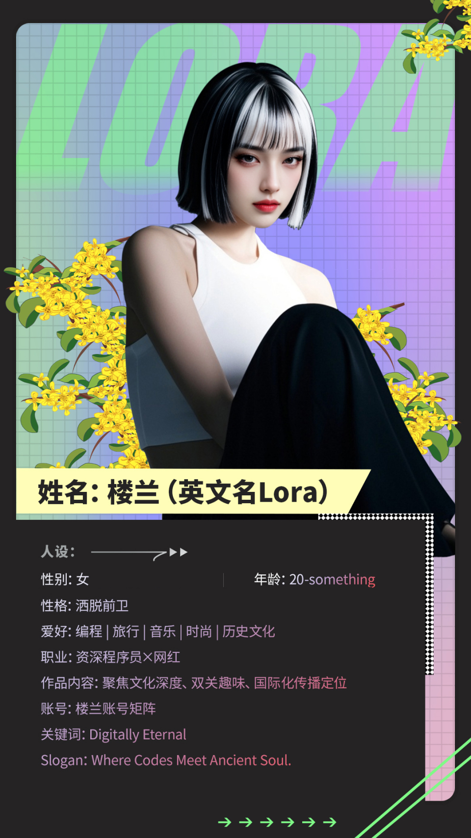 Digital Avatar "Lora" Arrives: Where Codes Meet Ancient Soul_fororder_豎版最終 拷貝