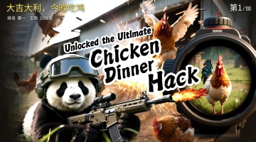 Panda Unlocked the Ultimate Chicken Dinner Hack… (Viewer Discretion: Hunger Alert!)_fororder_《panda終極吃雞攻略》英文完整版-封面