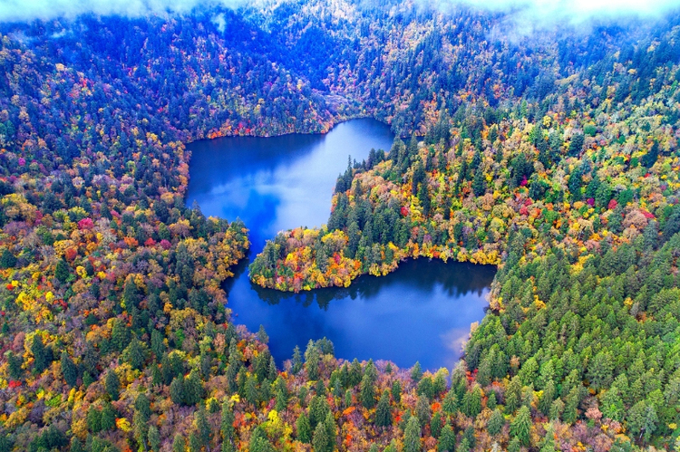 美しい秋 九寨溝県に心震える絶景がたくさん