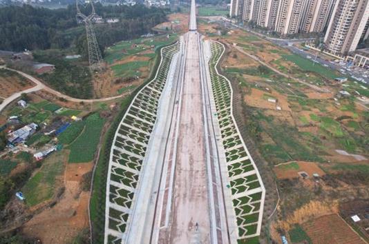 四川市域（郊）鐵路成眉線工程首個盾構區間順利貫通