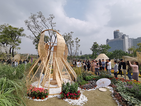 25個竹構花園亮相2020年成都公園城市國際花園節_fororder_參賽的竹構花園 供圖 成都市博覽局
