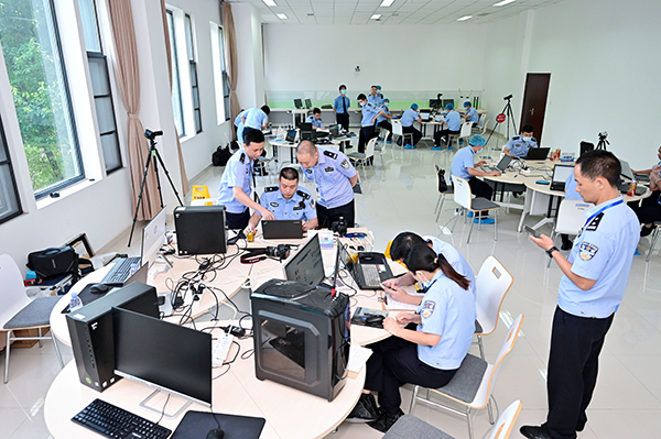 四川公安舉辦2022年刑事技術技能大賽_fororder_比賽現場-供圖-四川省公安廳