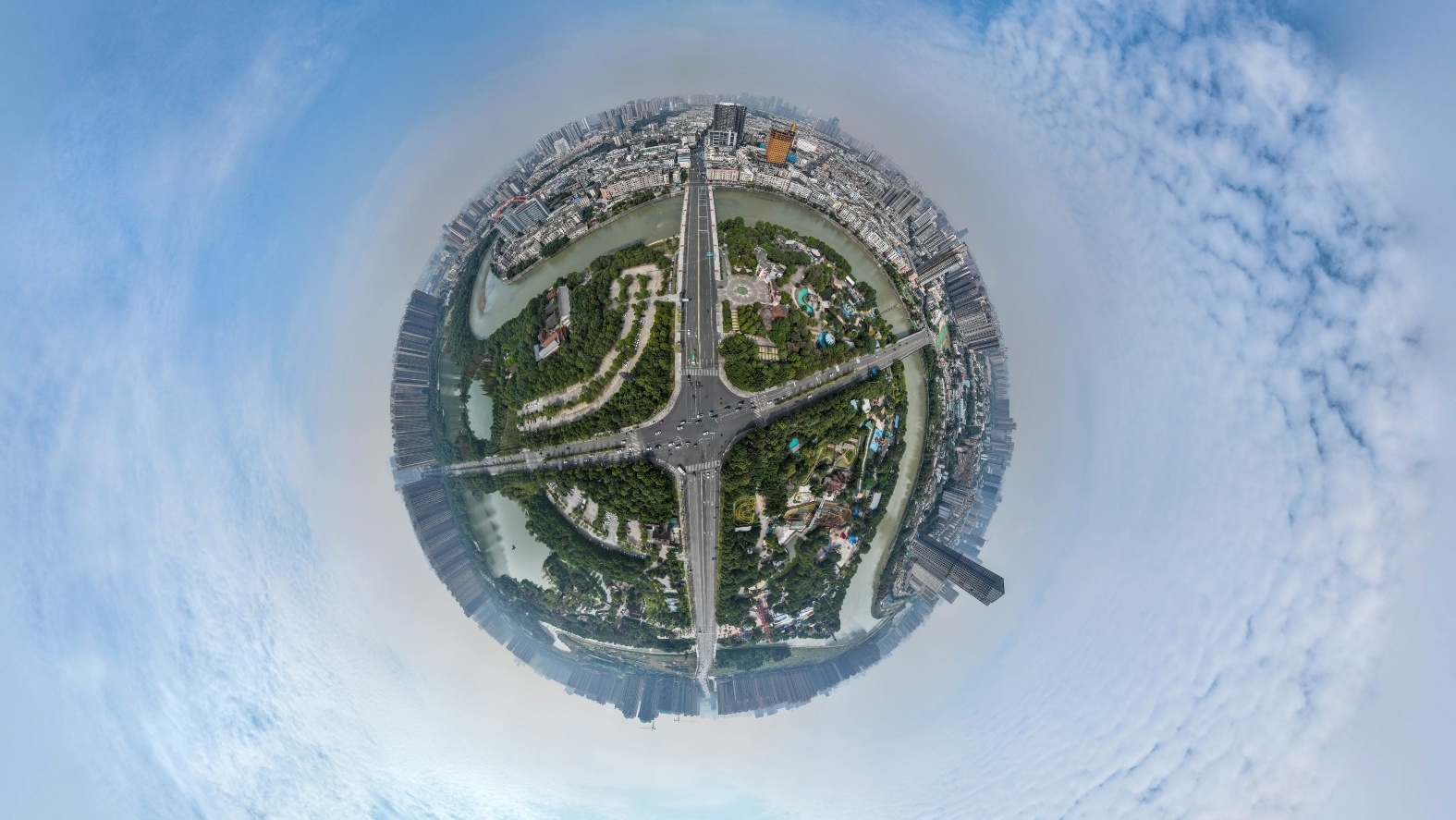 （轉載）十步十景 成都南湖公園的“塞納河畔”景觀