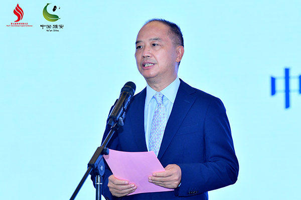 雅安市委書記李酌：當好推動川菜出川出國的先行實踐者 讓世界愛上川菜、讓雅安擁抱世界_fororder_中共雅安市委書記李酌致辭--供圖--雅安市委宣傳部