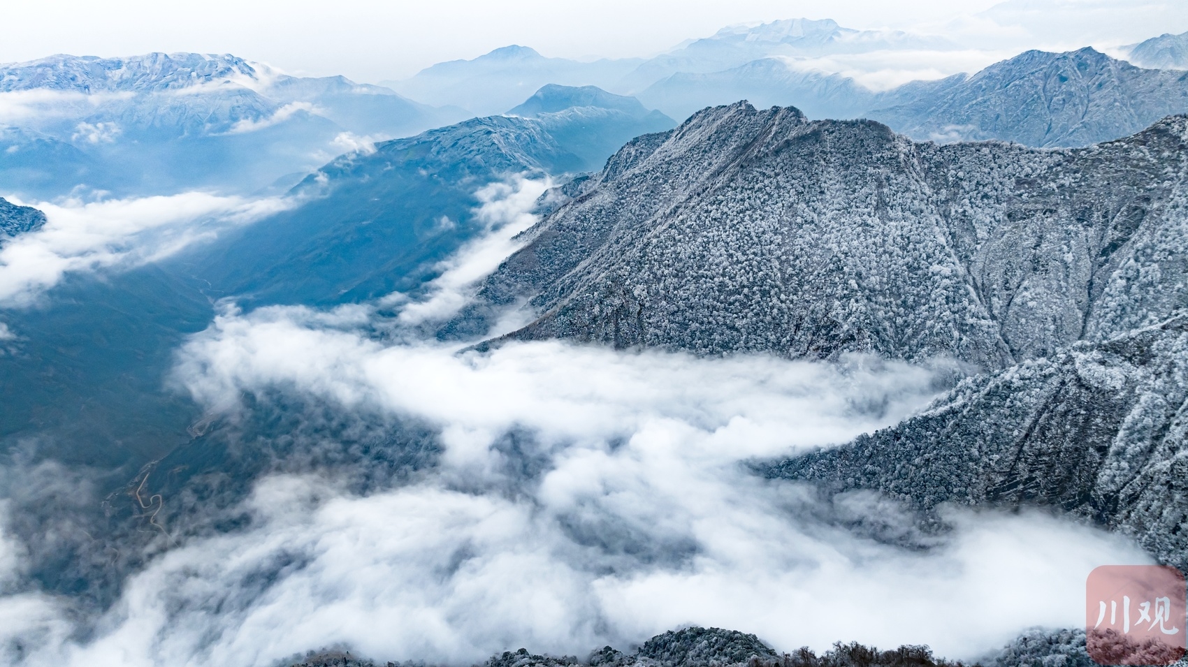 （轉載）玉樹瓊枝裹銀裝 綿陽千佛山成冰雪仙境