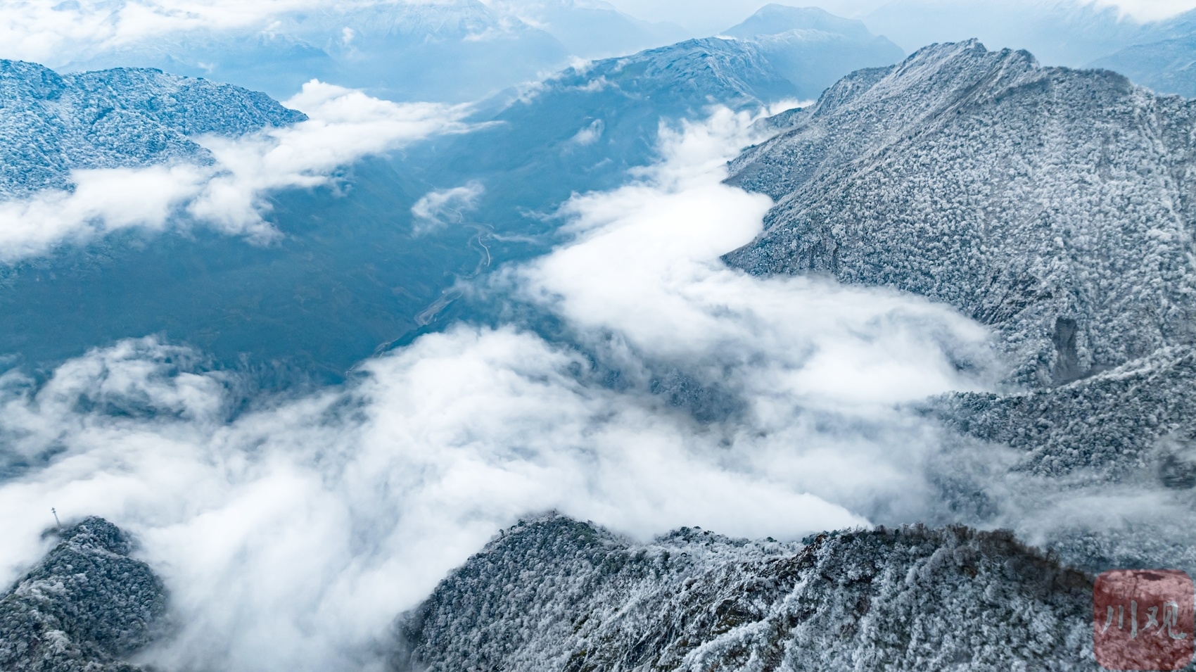 （轉載）玉樹瓊枝裹銀裝 綿陽千佛山成冰雪仙境