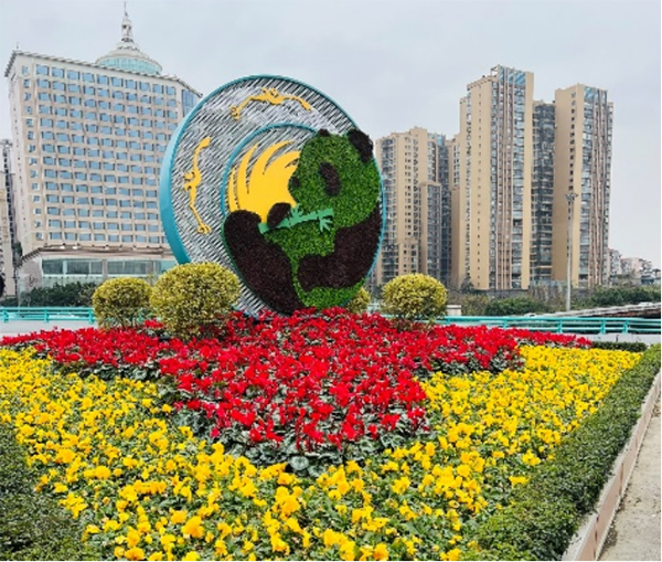 組圖｜成都：公園綠道鬧新春 蓉城街巷繁花錦繡迎新年_fororder_未標題-6